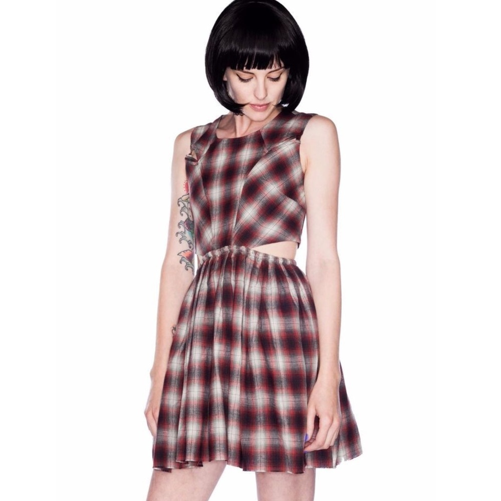 Unif Plaid Kickflip Dress